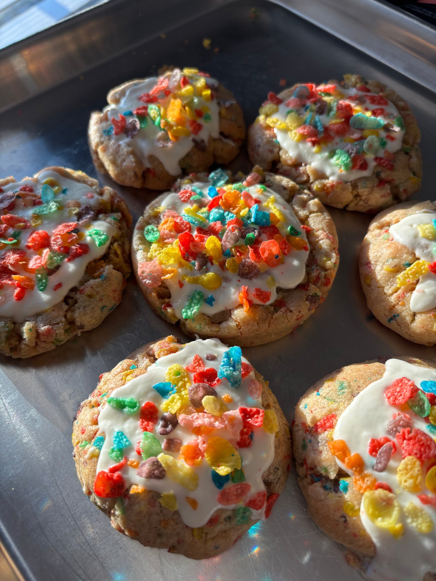Fruity pebble cookies