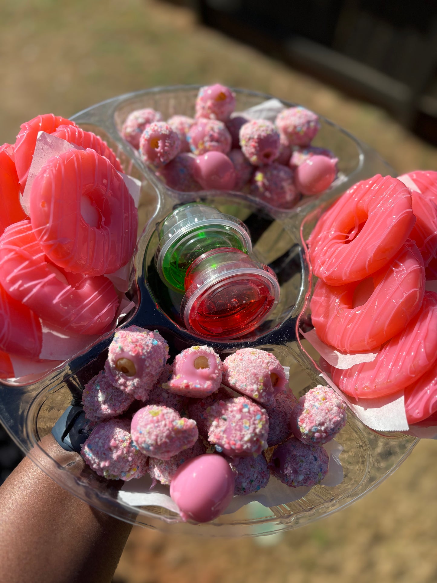 Candied fruit platters