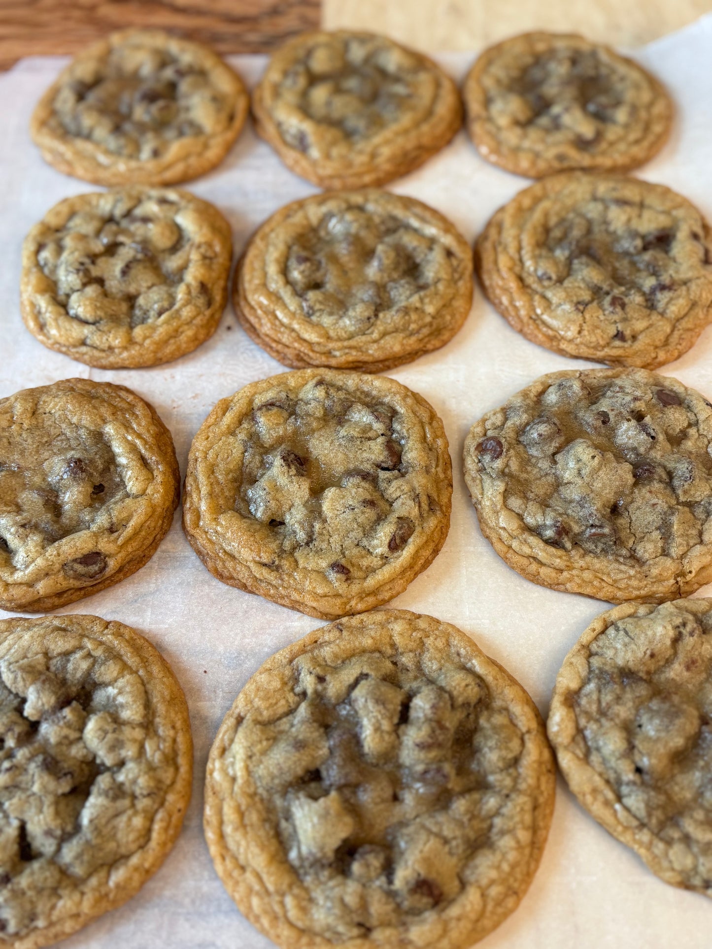 Brown butter chocolate chip cookies