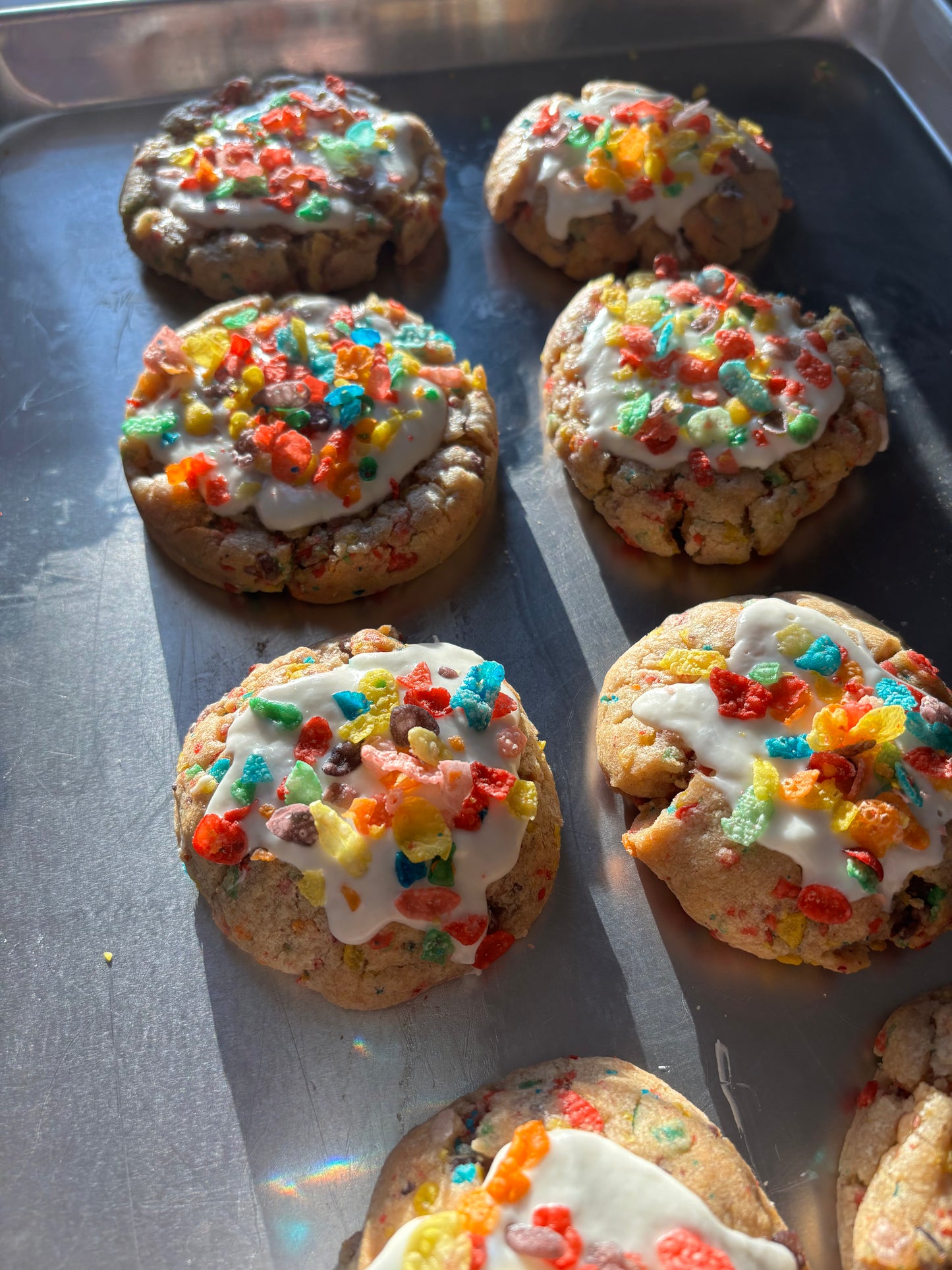 Fruity pebble cookies