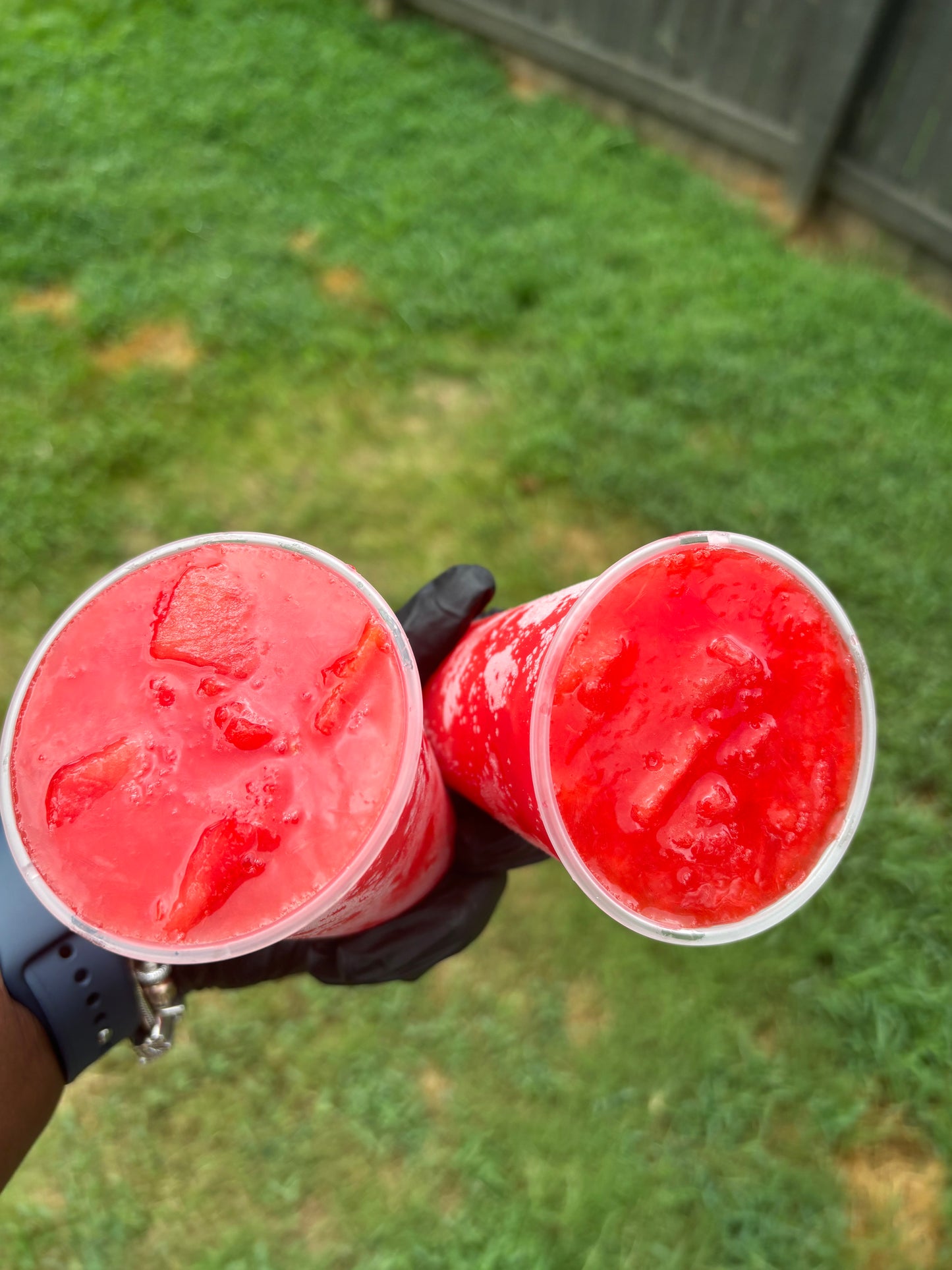 Watermelon Frozen fruit cups 🍉