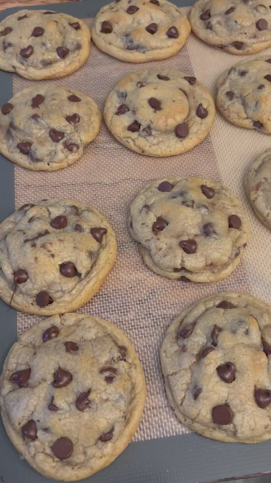 Brown butter chocolate chip cookies