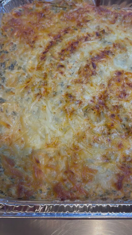 PRE ORDERS FOR SPINACH DIP (PAN)  🏈